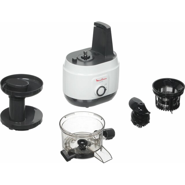 Соковыжималка шнековая Moulinex ZU150110 (Цвет: White / Black) Соковыжималка шнековая Moulinex ZU150110 (Цвет: White / Black)