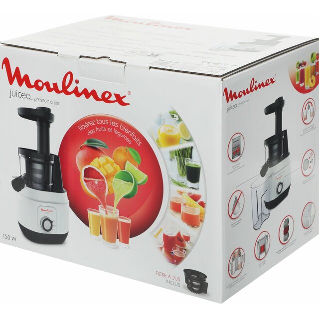Соковыжималка шнековая Moulinex ZU150110 (Цвет: White / Black) Соковыжималка шнековая Moulinex ZU150110 (Цвет: White / Black)