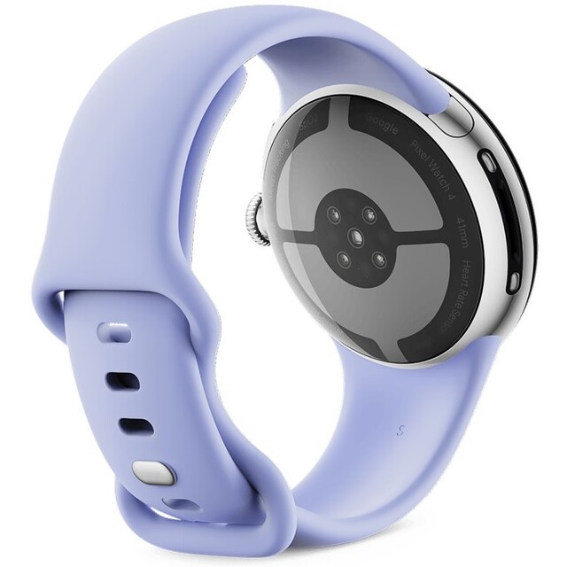 Умные часы Google Pixel Watch 4 41mm (Цвет: Polished Silver / Iris)