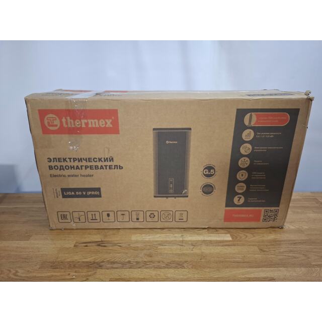 Водонагреватель Thermex Liga 50 V (pro) (Цвет: Gray) Водонагреватель Thermex Liga 50 V (pro) (Цвет: Gray)