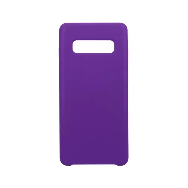 Чехол-накладка Devia Nature Series Silicon Case для смартфона Samsung Galaxy S10 (Цвет: Purple)