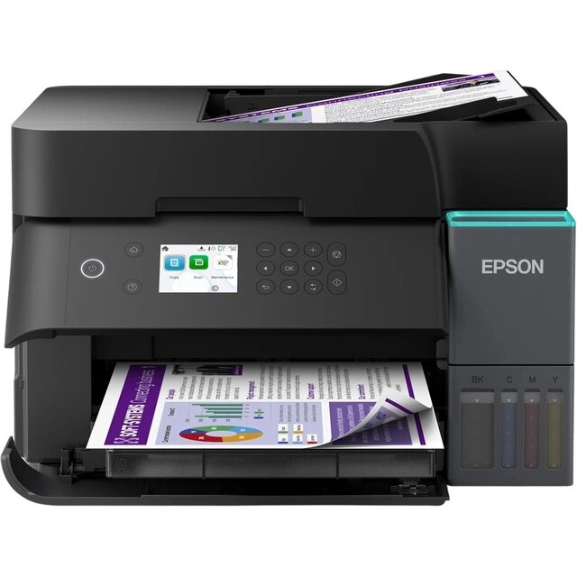 МФУ струйный Epson EcoTank L6370, черный