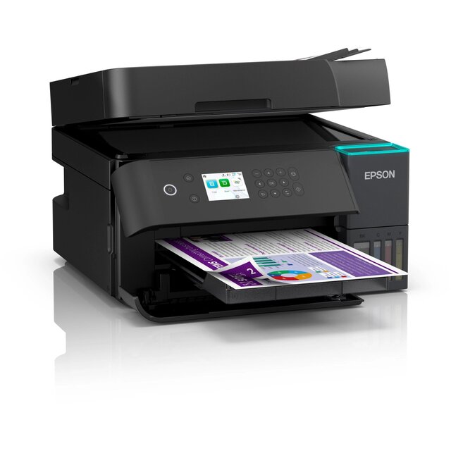 МФУ струйный Epson EcoTank L6370, черный