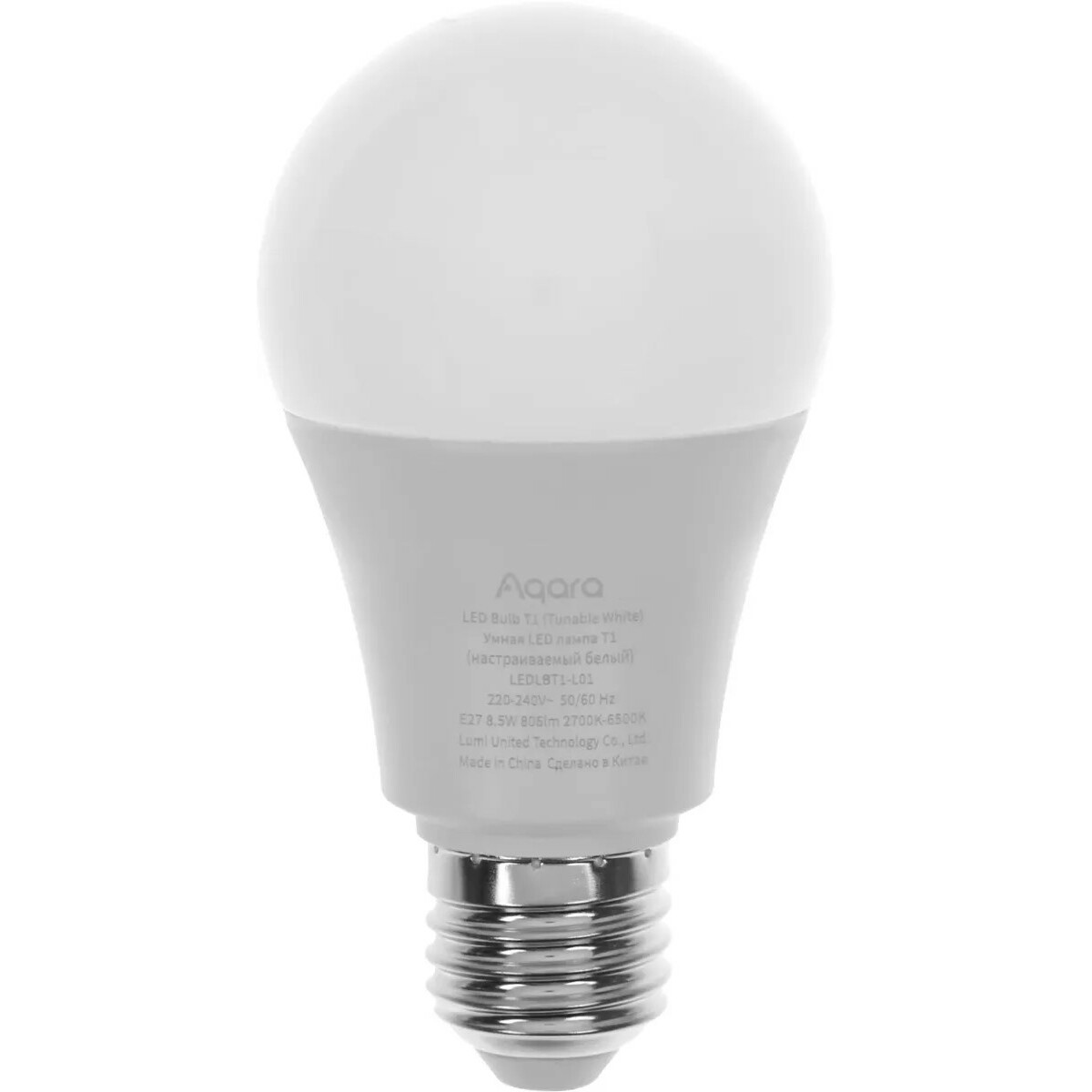 Умная лампа Aqara Light Bulb T1 E27, белый Умная лампа Aqara Light Bulb T1 E27, белый