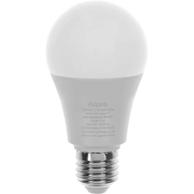 Умная лампа Aqara Light Bulb T1 E27, белый Умная лампа Aqara Light Bulb T1 E27, белый