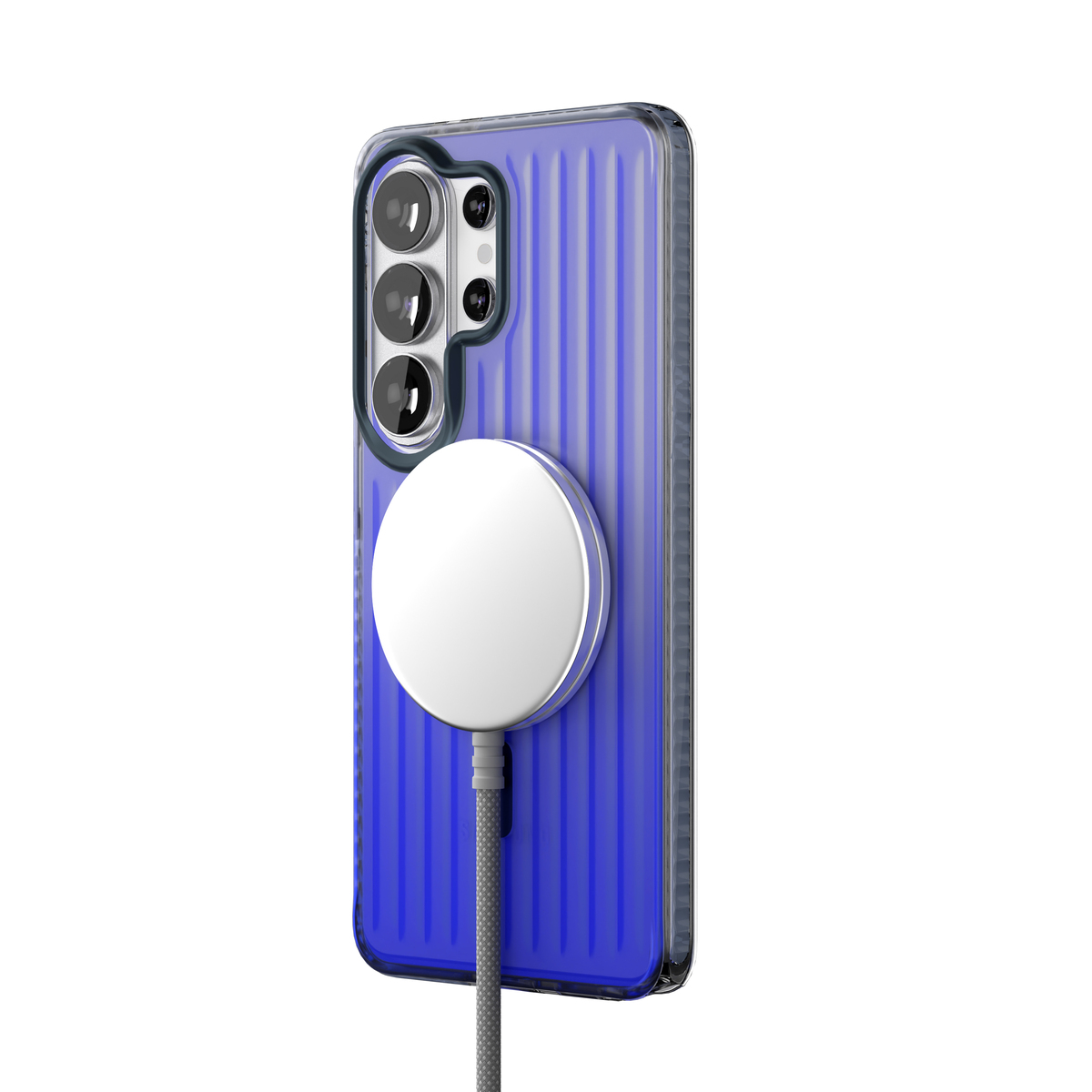 Чехол-накладка VLP Pulse Case with MagSafe для смартфона Samsung S26 Ultra (Цвет:Blue)