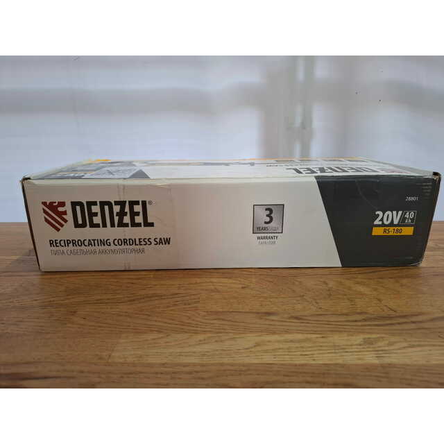 Сабельная пила Denzel RS-180 (Цвет: Yellow / Black)