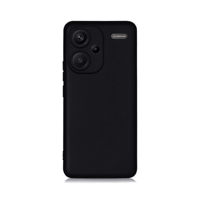 Чехол-накладка Borasco Silicone Case для смартфона Xiaomi Redmi Note 13 Pro+ (Цвет: Black)