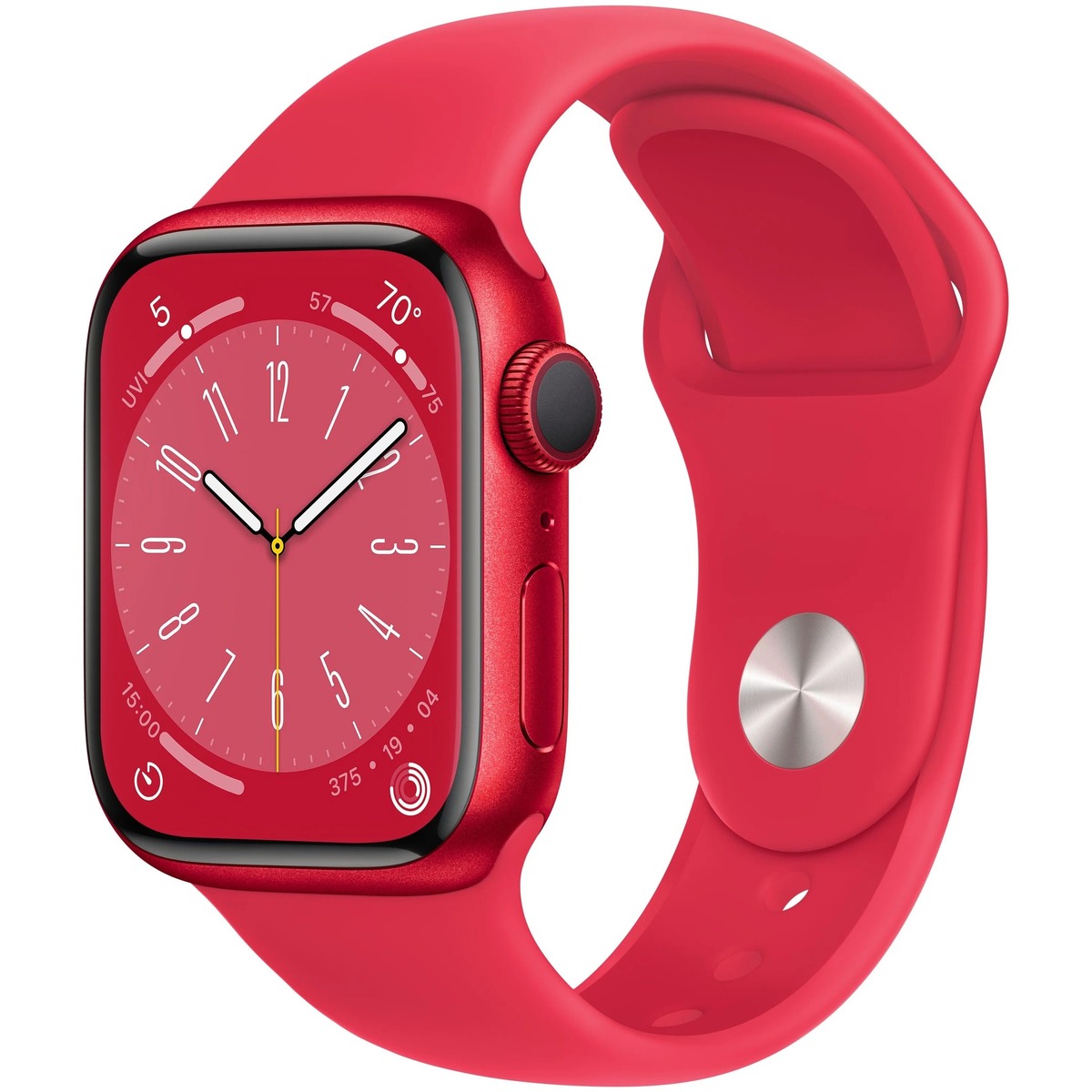 Умные часы Apple Watch Series 8 45mm Aluminum Case with Sport Band M/L (Цвет: Red)