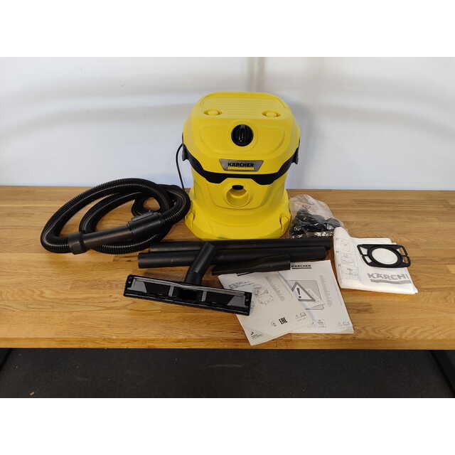 Строительный пылесос Karcher WD 2 Plus V-12 / 4 / 18 (Цвет: Yellow)