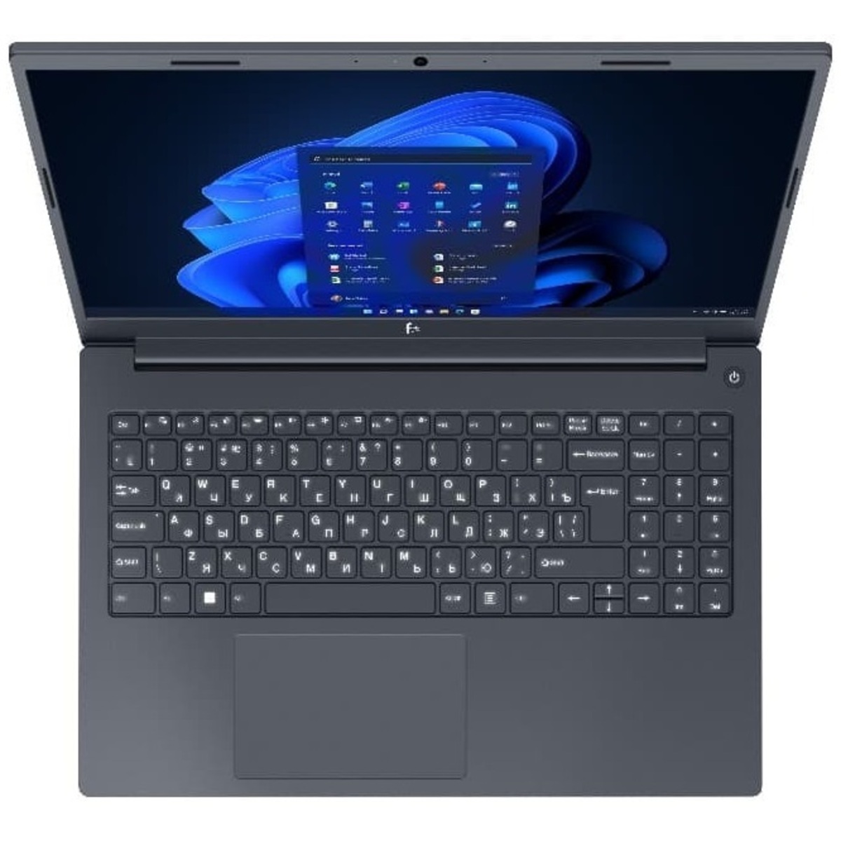 Ноутбук F+ Flaptop I FLTP-5i5-16512-w (15.6'' FHD(1920x1080) IPS / Intel Core i5 1235U 0.90GHz (Up to 4.40GHz) Deca / 16GB / 512GB SSD / Integrated / WiFi / BT5.0 / HD Web Camera / microSD / RJ45 / 48Wh / 7 h / 1,78 kg / Windows 11 Home / 1Y / DARK GREY)