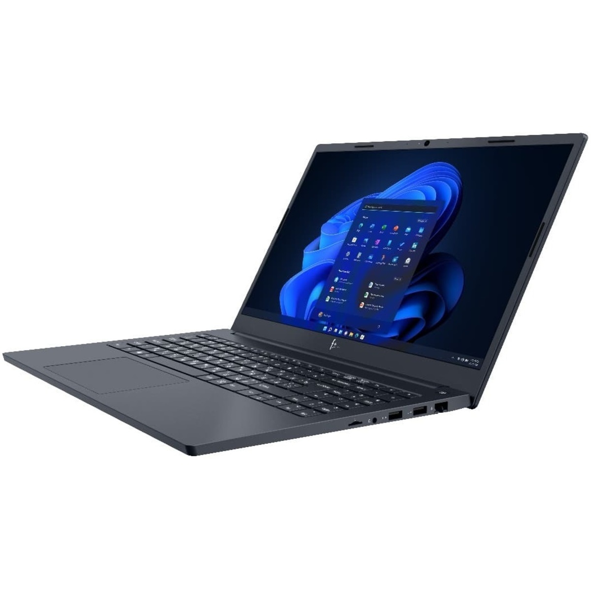 Ноутбук F+ Flaptop I FLTP-5i5-8256-w (15.6'' FHD(1920x1080) IPS/Intel Core i5 1235U 0.90GHz (Up to 4.40GHz) Deca/8GB/256GB SSD/Integrated/WiFi/BT5.0/HD Web Camera/microSD/RJ45/48Wh/7 h/1,78 kg/Windows 11 Home/1Y/DARK GREY)