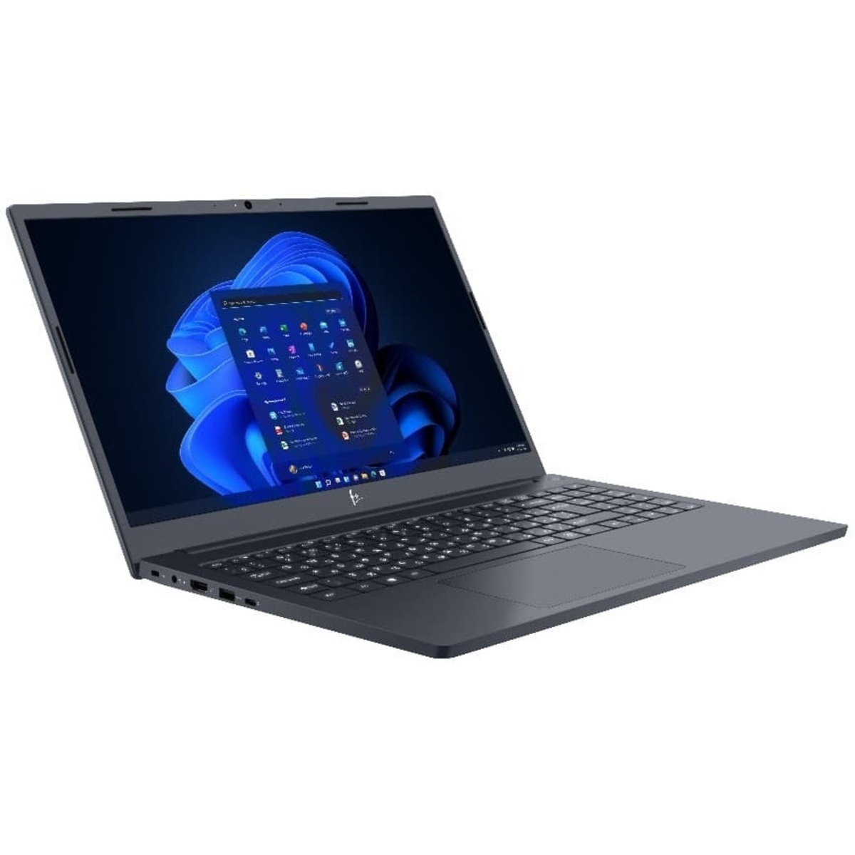 Ноутбук F+ Flaptop I FLTP-5i5-8256-w (15.6'' FHD(1920x1080) IPS/Intel Core i5 1235U 0.90GHz (Up to 4.40GHz) Deca/8GB/256GB SSD/Integrated/WiFi/BT5.0/HD Web Camera/microSD/RJ45/48Wh/7 h/1,78 kg/Windows 11 Home/1Y/DARK GREY)