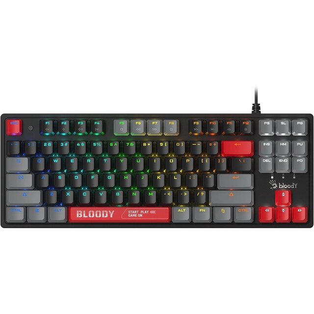 Клавиатура A4Tech S310N механическая (Цвет: Black / Red)