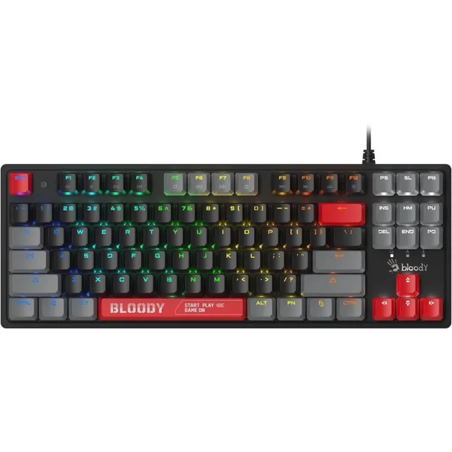 Клавиатура A4Tech S310N механическая (Цвет: Black/Red)