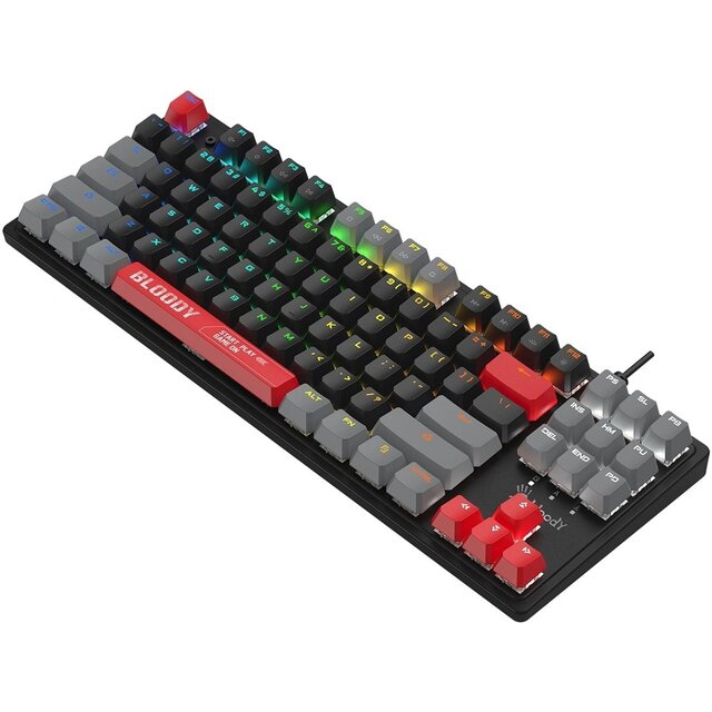 Клавиатура A4Tech S310N механическая (Цвет: Black / Red)