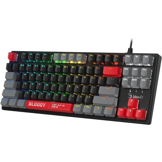 Клавиатура A4Tech S310N механическая (Цвет: Black / Red)
