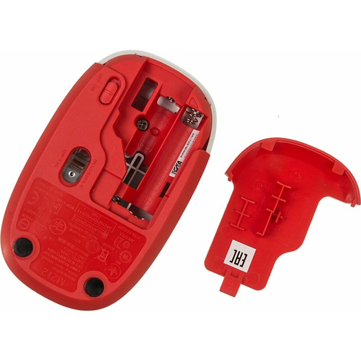 Клавиатура + мышь Logitech MK240 (Цвет: White / Red)