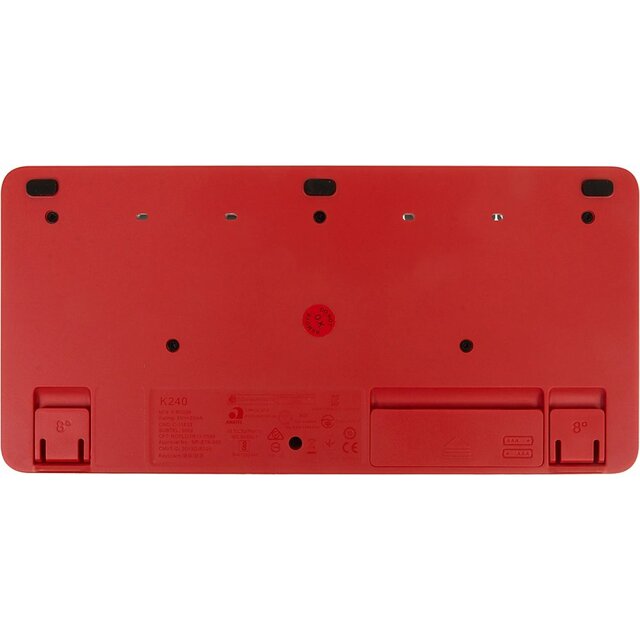 Клавиатура + мышь Logitech MK240 (Цвет: White / Red)