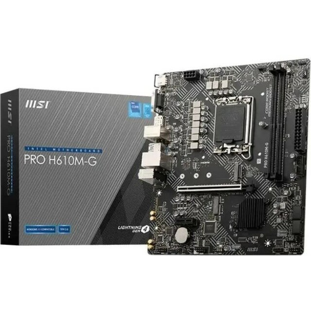 Материнская плата MSI PRO H610M-G 