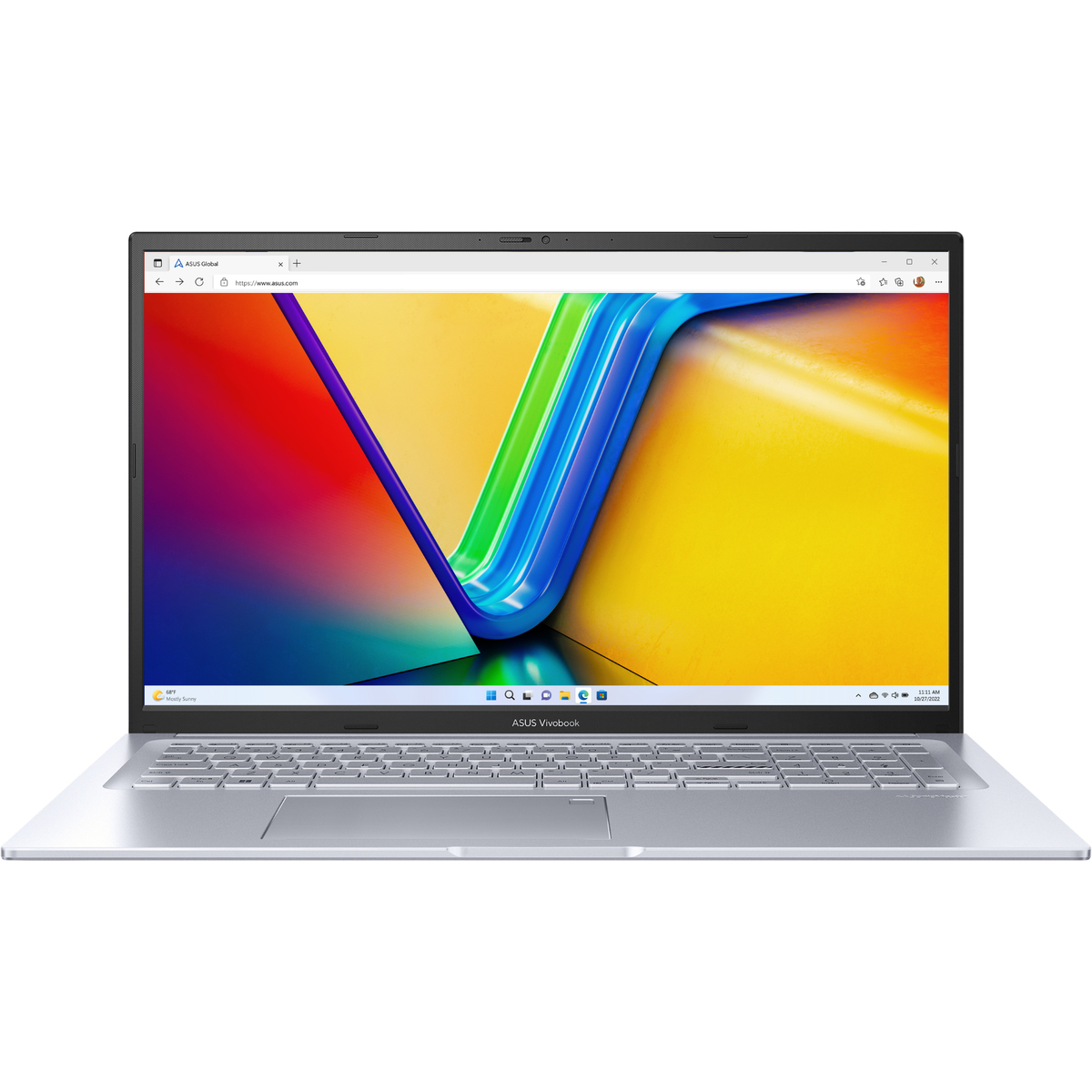 Ноутбук ASUS Vivobook 17X M3704YA-AU159 (AMD Ryzen 5 7430U 2300 MHz / 16Gb / 1024Gb SSD / No ОС / Silver)