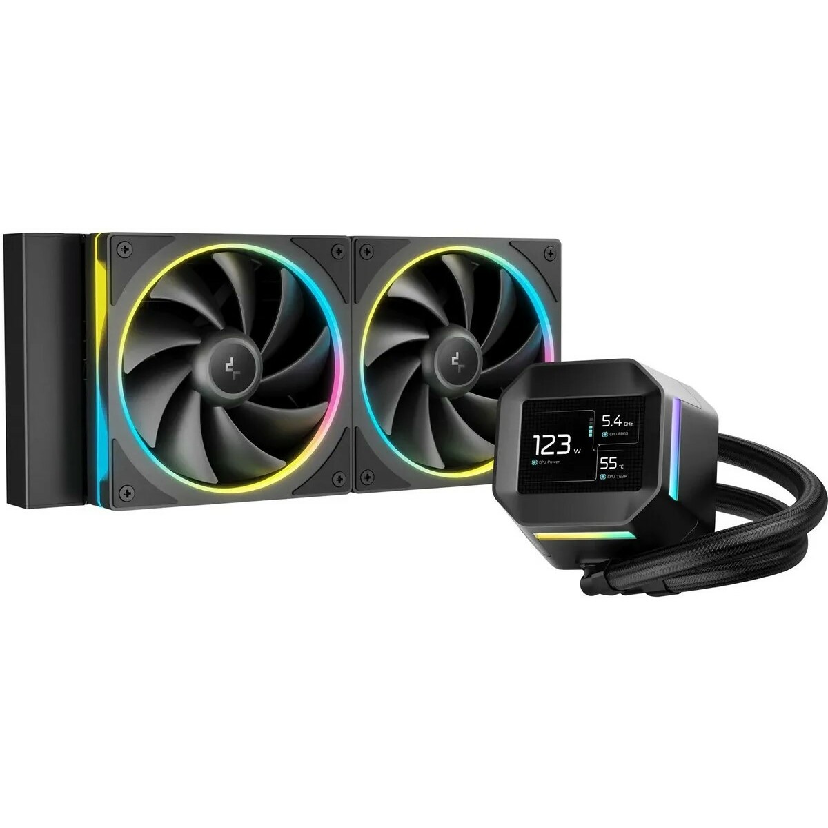 Система водяного охлаждения Deepcool LM240, черный