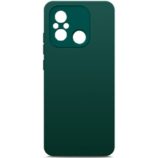 Чехол-накладка Borasco Silicone Сase для смартфона Xiaomi Redmi 12C (Цвет: Green Opal)