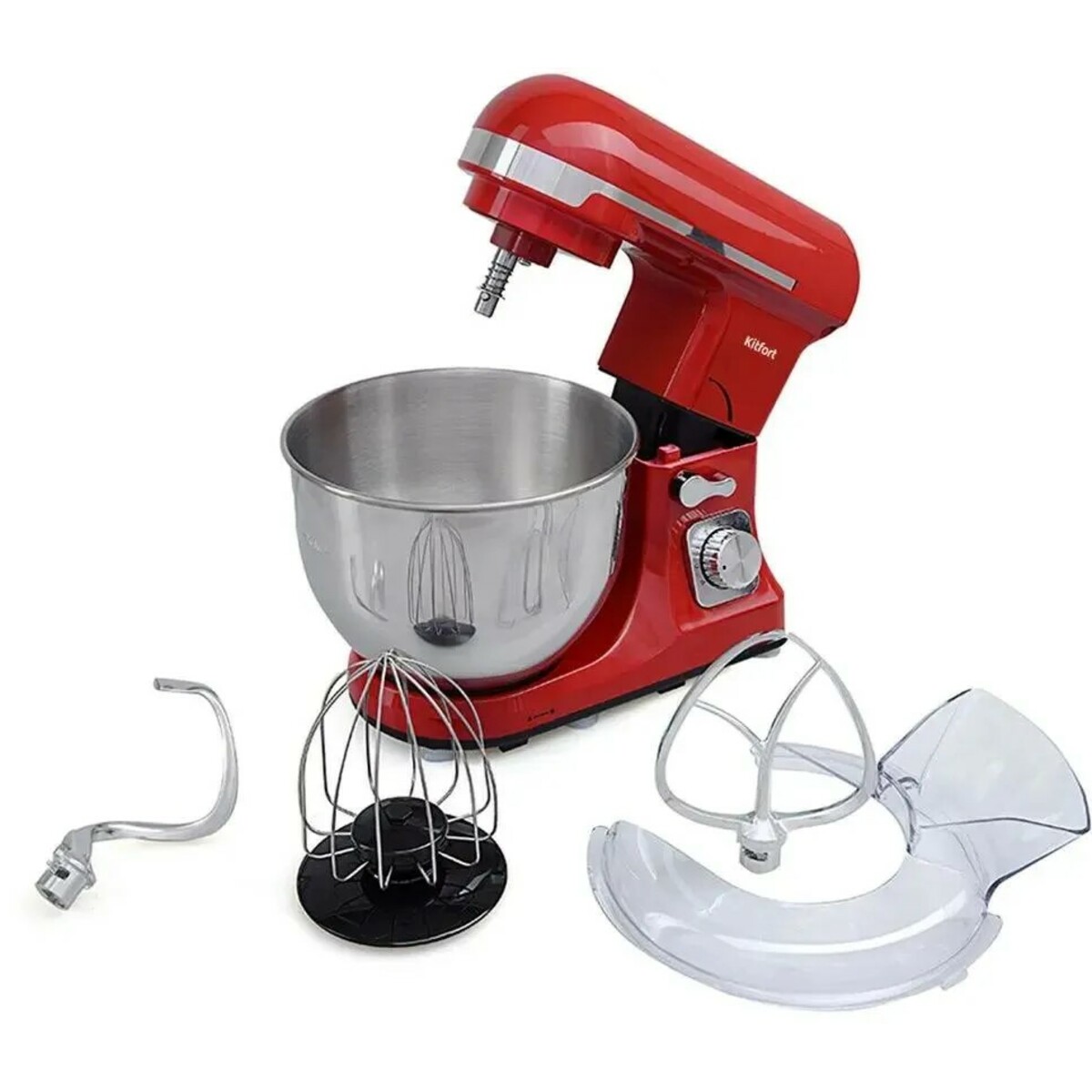 Миксер планетарный Kitfort КТ-1324 (Цвет: Red)