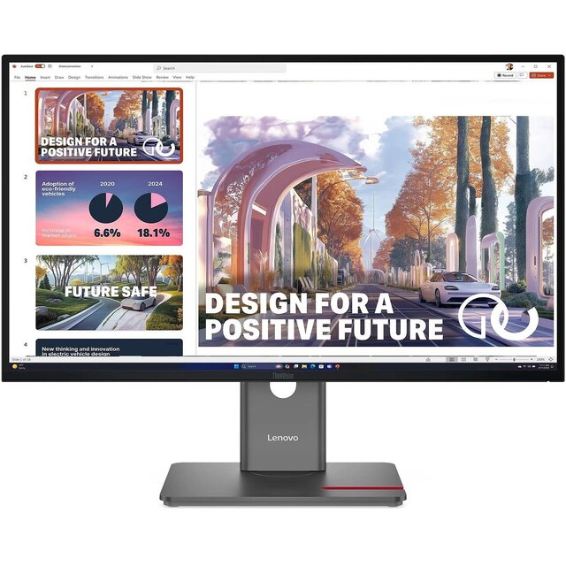 Монитор Lenovo 27" P27QD-40, черный 