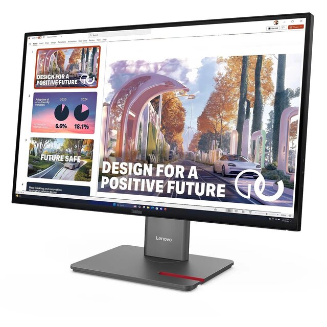 Монитор Lenovo 27" P27QD-40, черный 