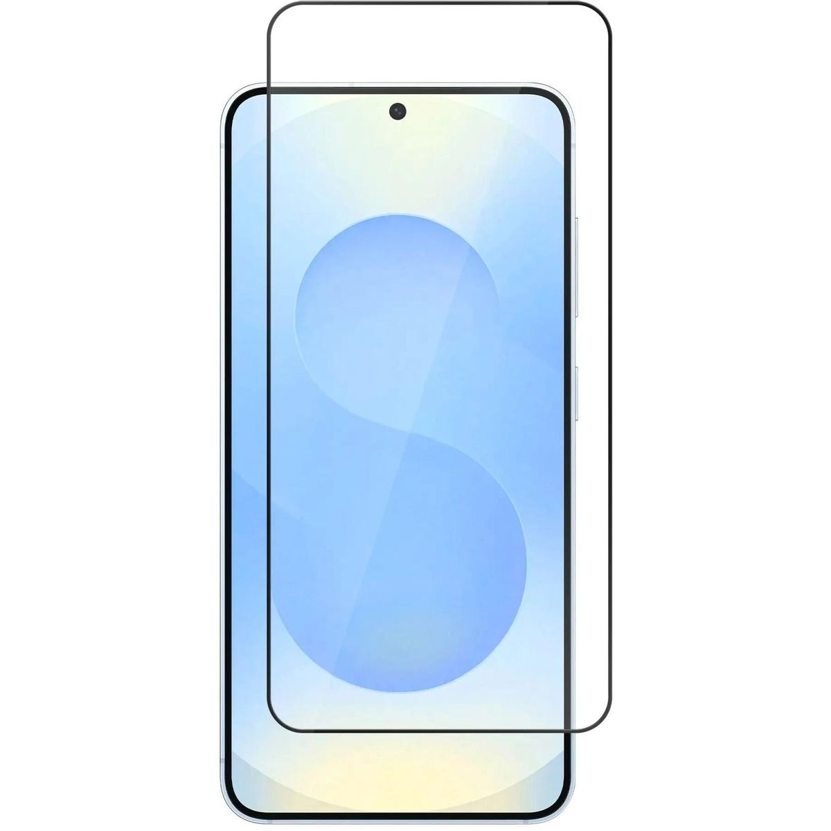 Защитное стекло Borasco Full Glue для смартфона Samsung S25 Edge (Цвет: Black)