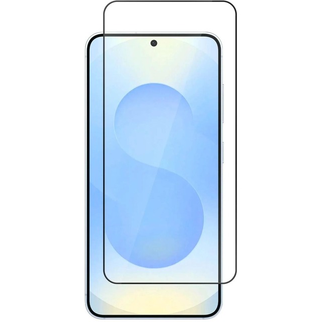 Защитное стекло Borasco Full Glue для смартфона Samsung S25 Edge (Цвет: Black)