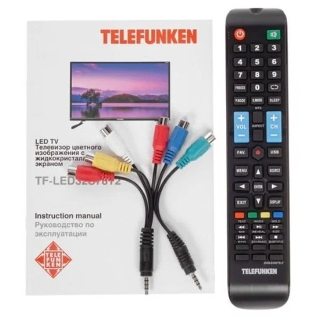 Телевизор Telefunken 32  TF-LED32S78T2\H (Цвет: Black)
