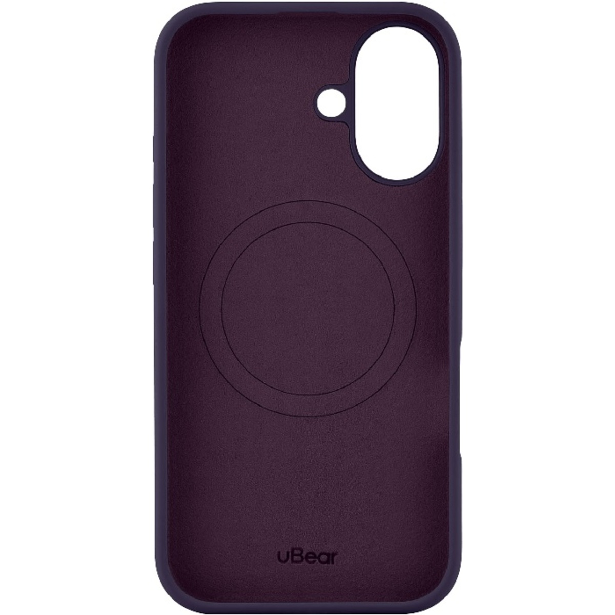 Чехол-накладка uBear Touch Mag Case для смартфона Apple iPhone 16 (Цвет: Dark Purple)