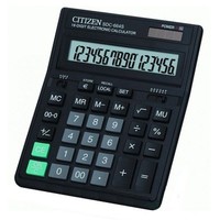 Калькулятор бухгалтерский Citizen SDC-664S черный 16-разр.