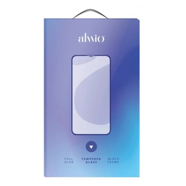 Защитное стекло Alwio Full Glue Premium для смартфона Realme 8/8 Pro, черный