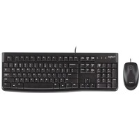 Клавиатура + мышь Logitech MK120, черный