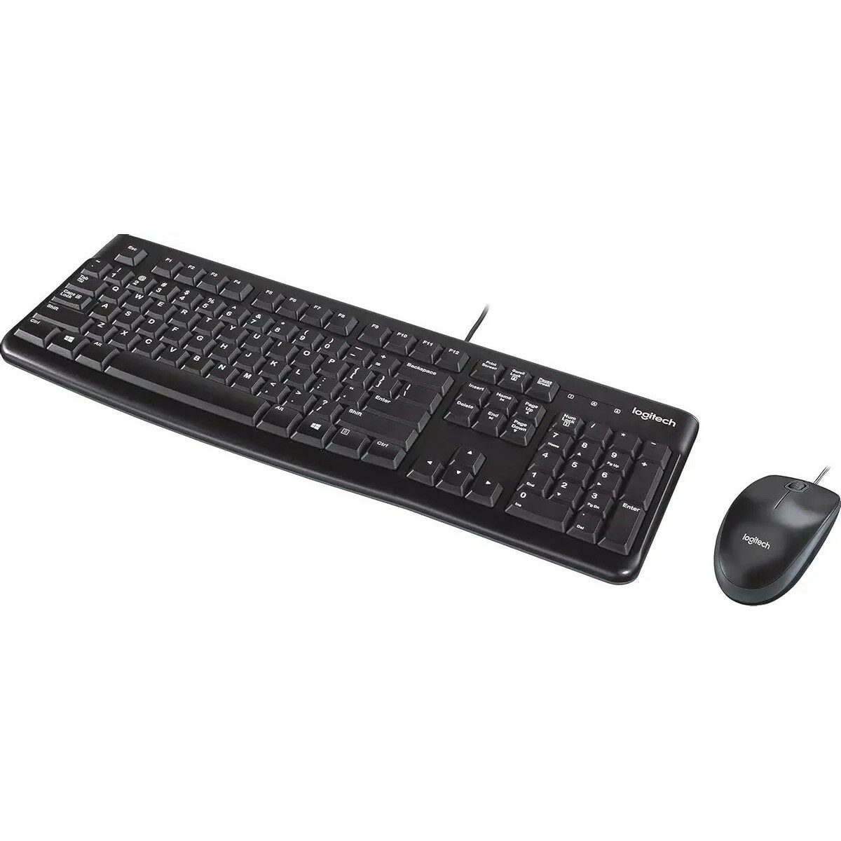 Клавиатура + мышь Logitech MK120, черный