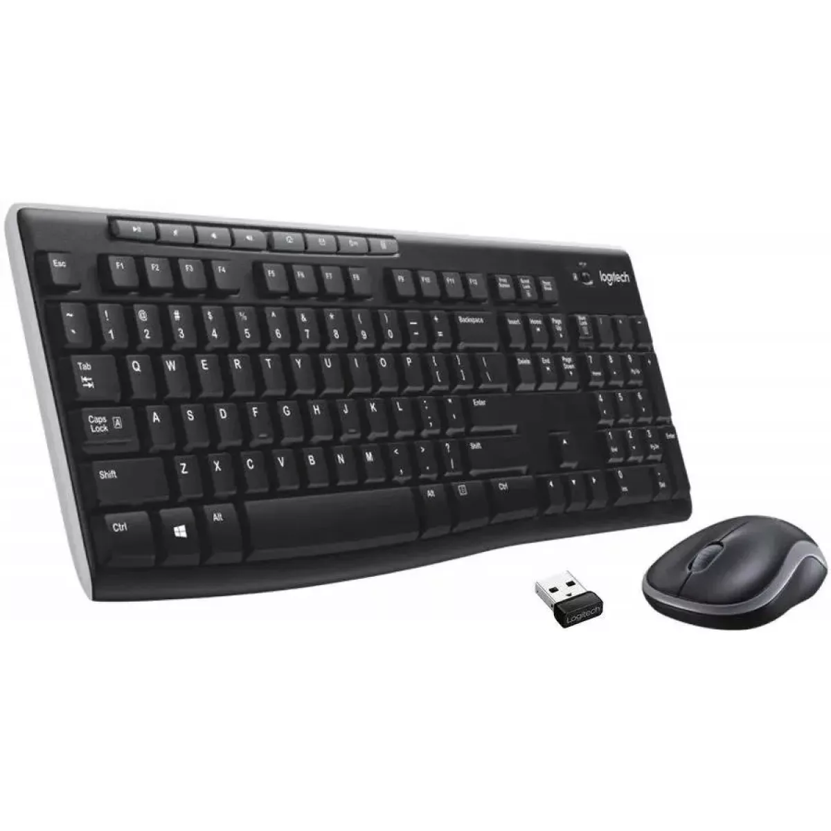 Клавиатура + мышь Logitech MK270, черный