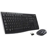 Клавиатура + мышь Logitech MK270, черный