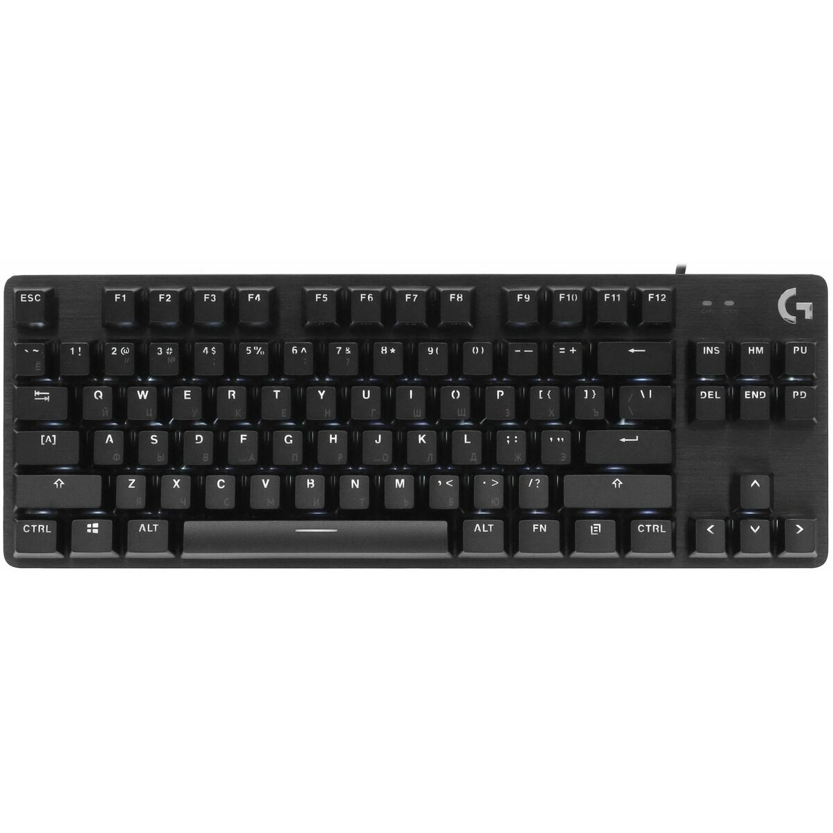 Клавиатура Logitech G412 TKL механическая, черный 