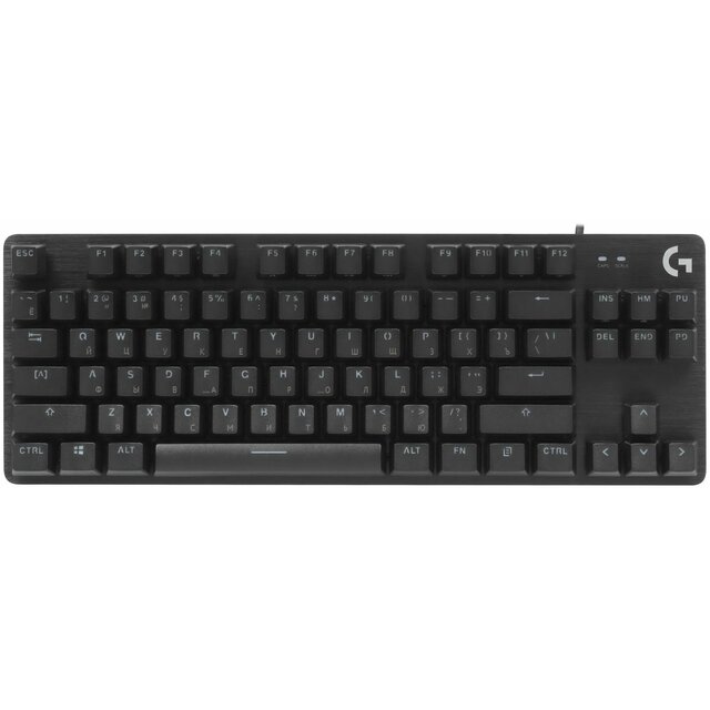 Клавиатура Logitech G412 TKL механическая, черный 