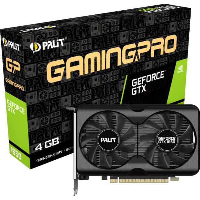 Видеокарта Palit GeForce GTX 1650 GP 4GB (NE6165001BG1-1175A) Видеокарта Palit GeForce GTX 1650 GP 4GB (NE6165001BG1-1175A)