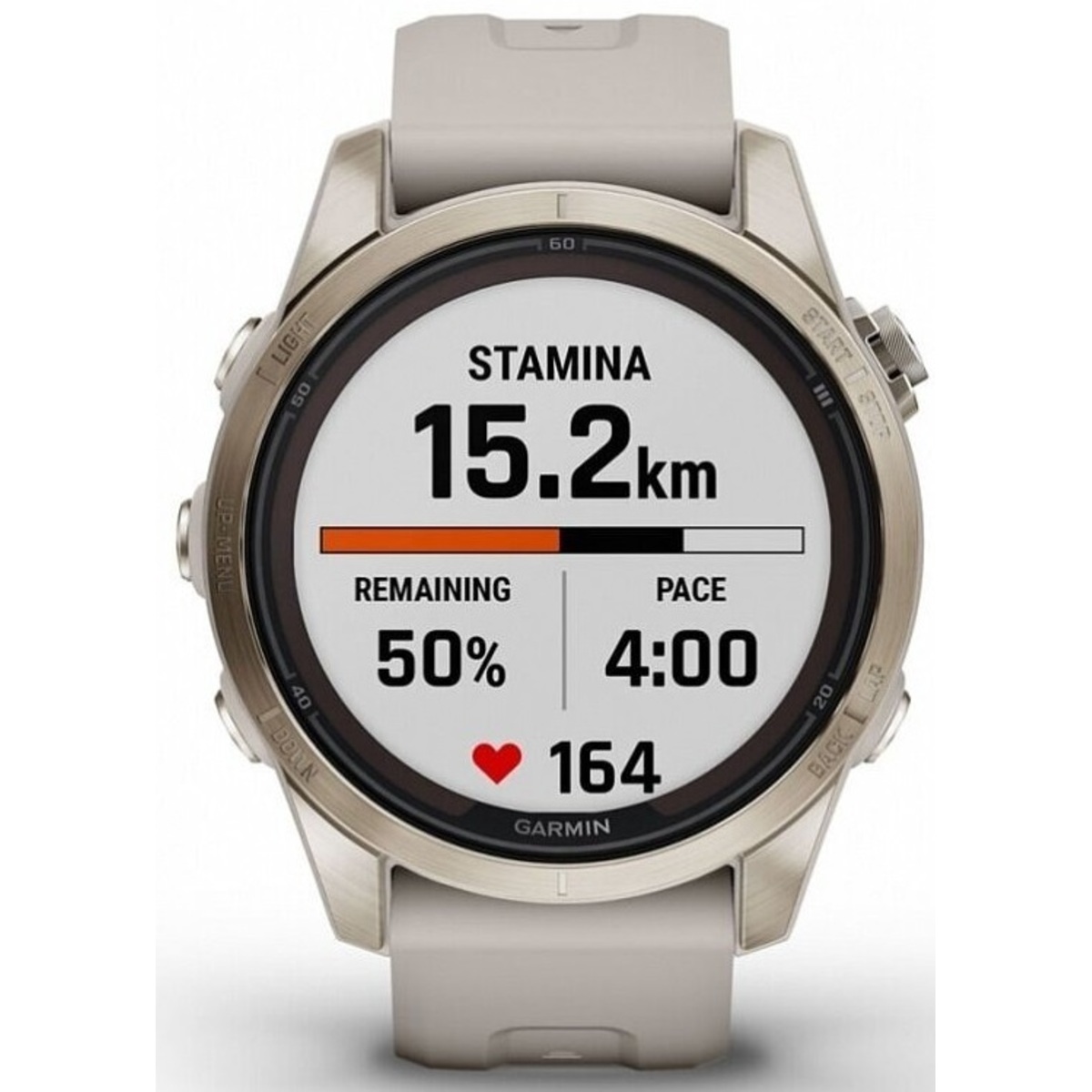 Умные часы Garmin Fenix 7S Pro Sapphire Solar (Цвет: Soft Gold)