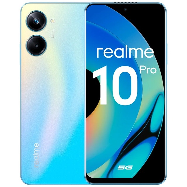 Смартфон realme 10 Pro 5G 8 / 128Gb (Цвет: Nebula Blue)