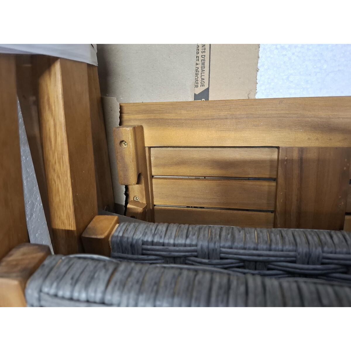 Набор садовой мебели Thinh Phu TP2104.0.1 (3 предмета) (Цвет: Brown/Gray)