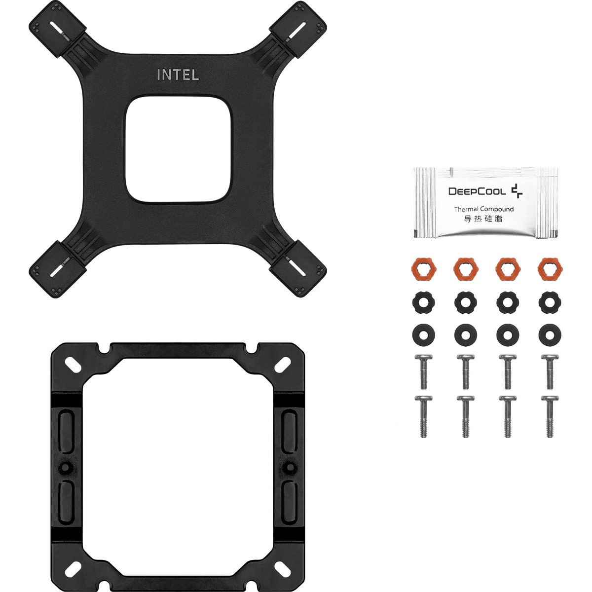 Устройство охлаждения(кулер) Deepcool AG400 Bk ARGB