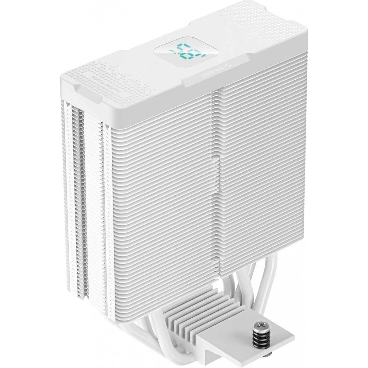 Устройство охлаждения(кулер) Deepcool AG400 Digital Wh ARGB