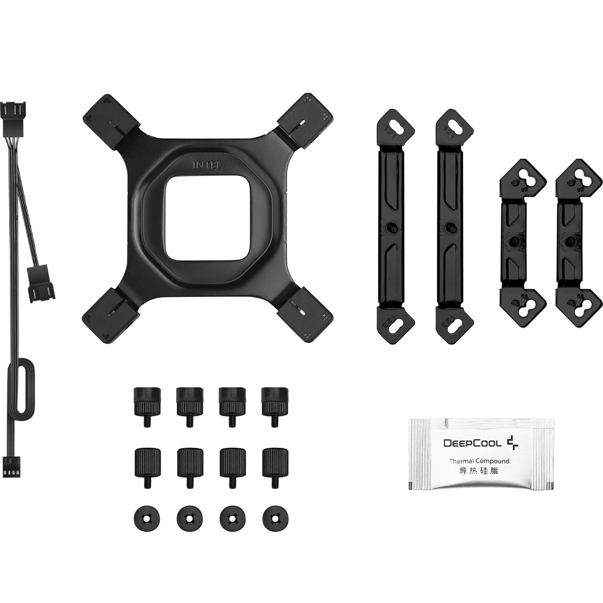 Устройство охлаждения(кулер) Deepcool AG620 Digital Bk ARGB