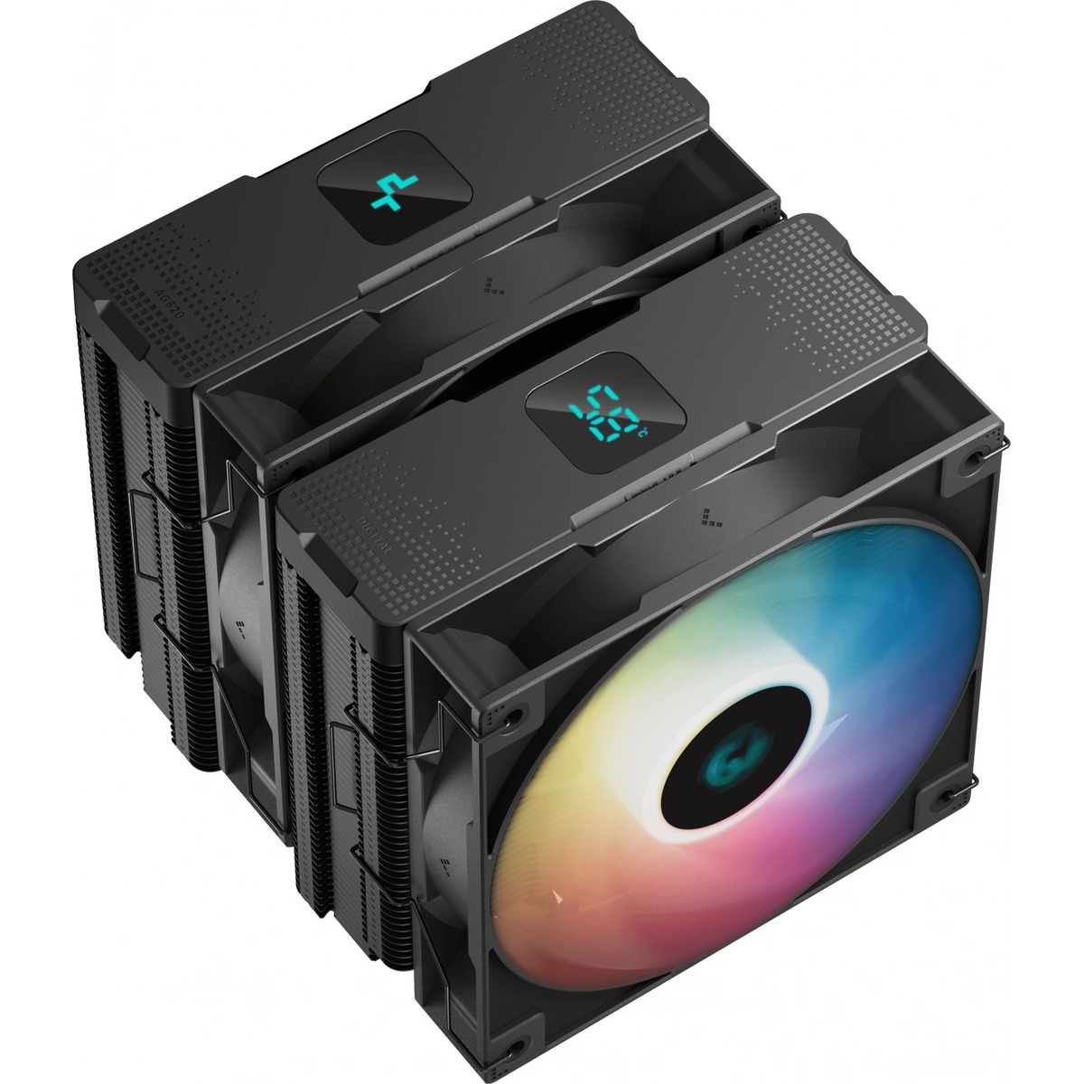 Устройство охлаждения(кулер) Deepcool AG620 Digital Bk ARGB